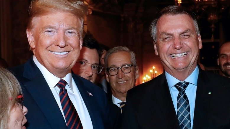 Bolsonaro diz que convidou Trump para encontro antes das eleições no Brasil