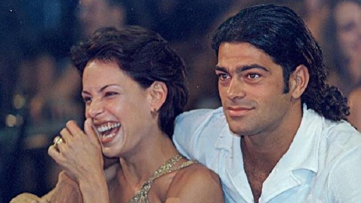 Carolina Ferraz e Eduardo Moscovis em uma das novelas que mais marcou a carreira da atriz "Por Amor" (Foto Reprodução/Internet)