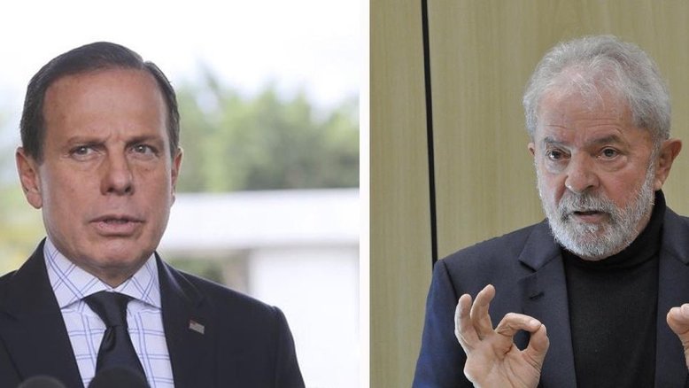 Após ser citado por Lula, Doria compartilha fala do ex-presidente: ‘Vírus não escolhe ideologia’