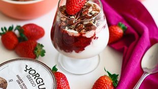 Receitas com iogurte: pretzel e mousse mármore