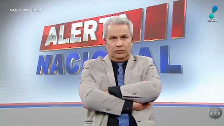 Sikêra Jr. abandona 'Alerta Nacional' ao vivo e repórter precisa apresentar programa