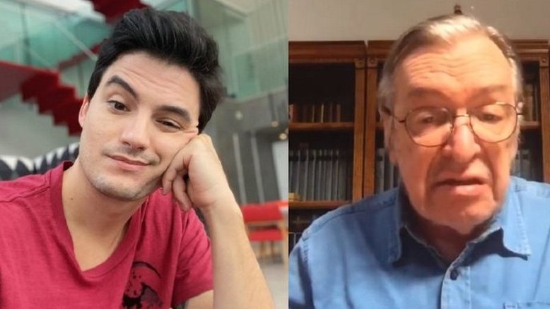 Felipe Neto rebate provocação de Olavo de Carvalho