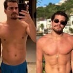 Após muito treinamento, Thiago Martins exibe antes e depois do corpo