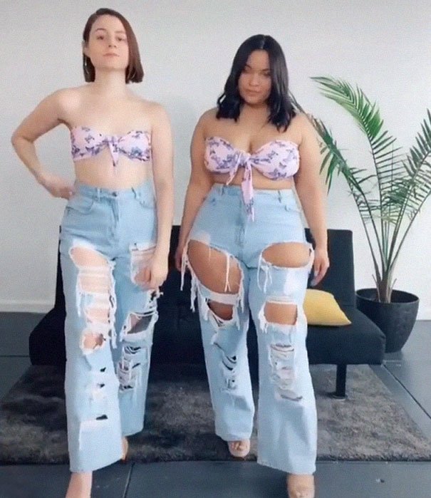 Plus size: amigas vestem os mesmos modelos e mostram que moda não tem tamanho