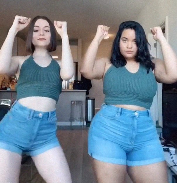 Plus size: amigas vestem os mesmos modelos e mostram que moda não tem tamanho