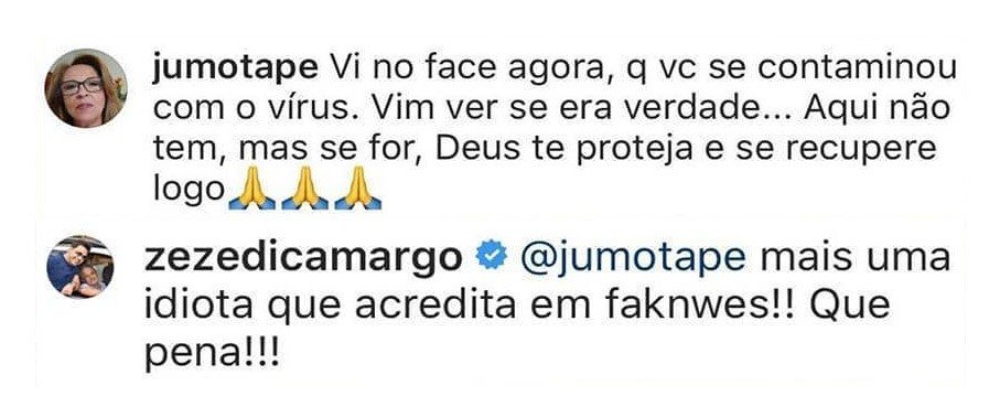 Zezé di Camargo se desculpa após ser criticado por chamar fã de idiota