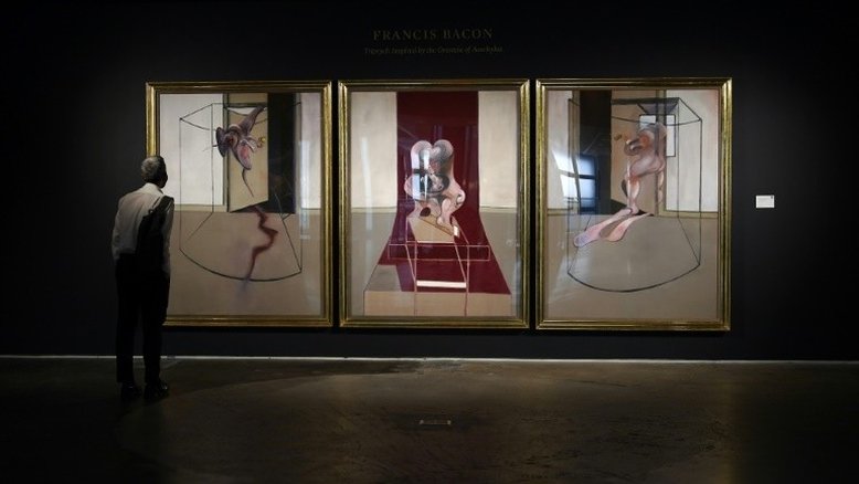 Tríptico de Francis Bacon vendido por US$ 84,6 milhões em leilão sem público