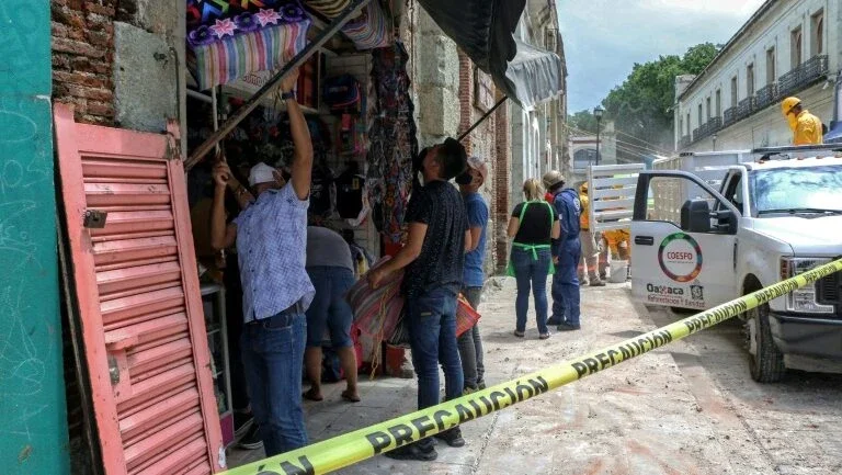 Castigados pela COVID-19, comerciantes de Oaxaca sofrem com terremoto