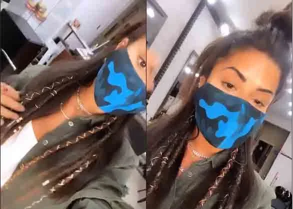 Aline Riscado coloca dreads e divulga projeto musical