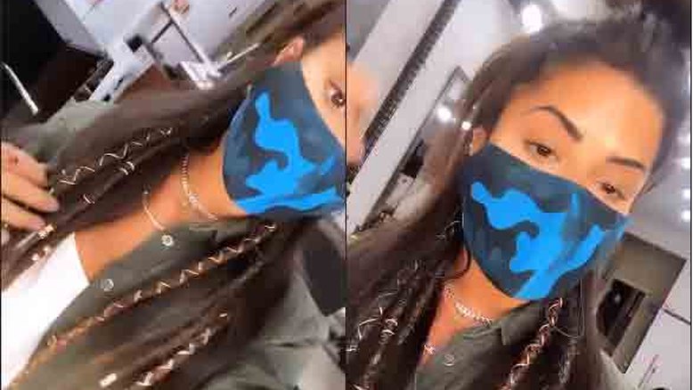 Aline Riscado coloca dreads e divulga projeto musical