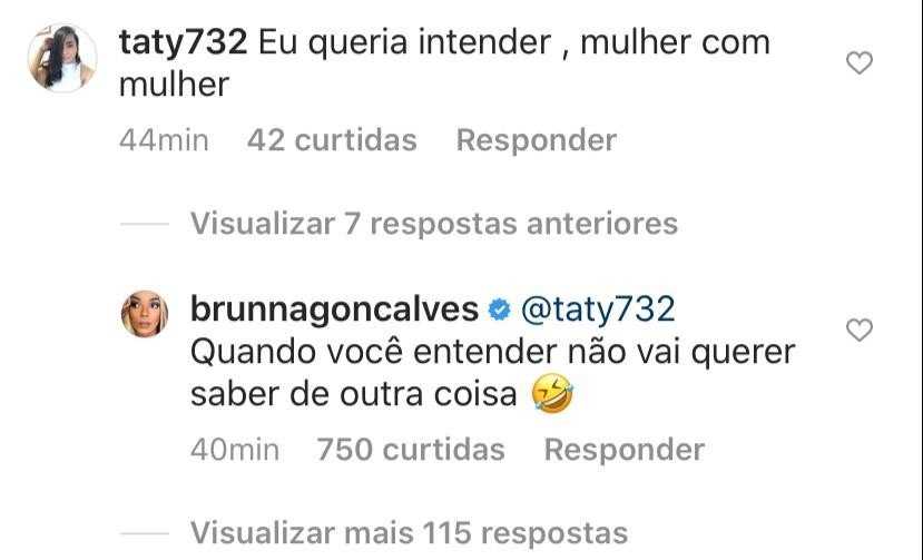 Mulher de Ludmilla rebate comentário homofóbico em vídeo com a cantora 4 Mulher de Ludmilla rebate comentário homofóbico em vídeo com a cantora
