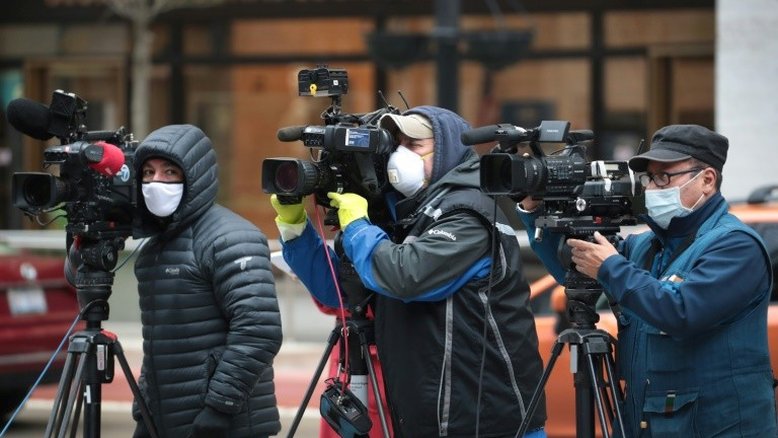 Jornalistas, vítimas de um clima inédito nos EUA