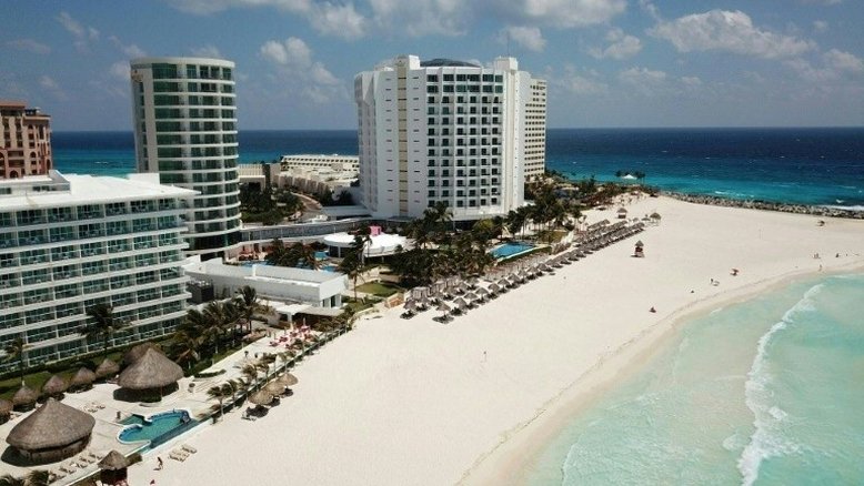 O retorno tímido e cauteloso do turismo em Cancun