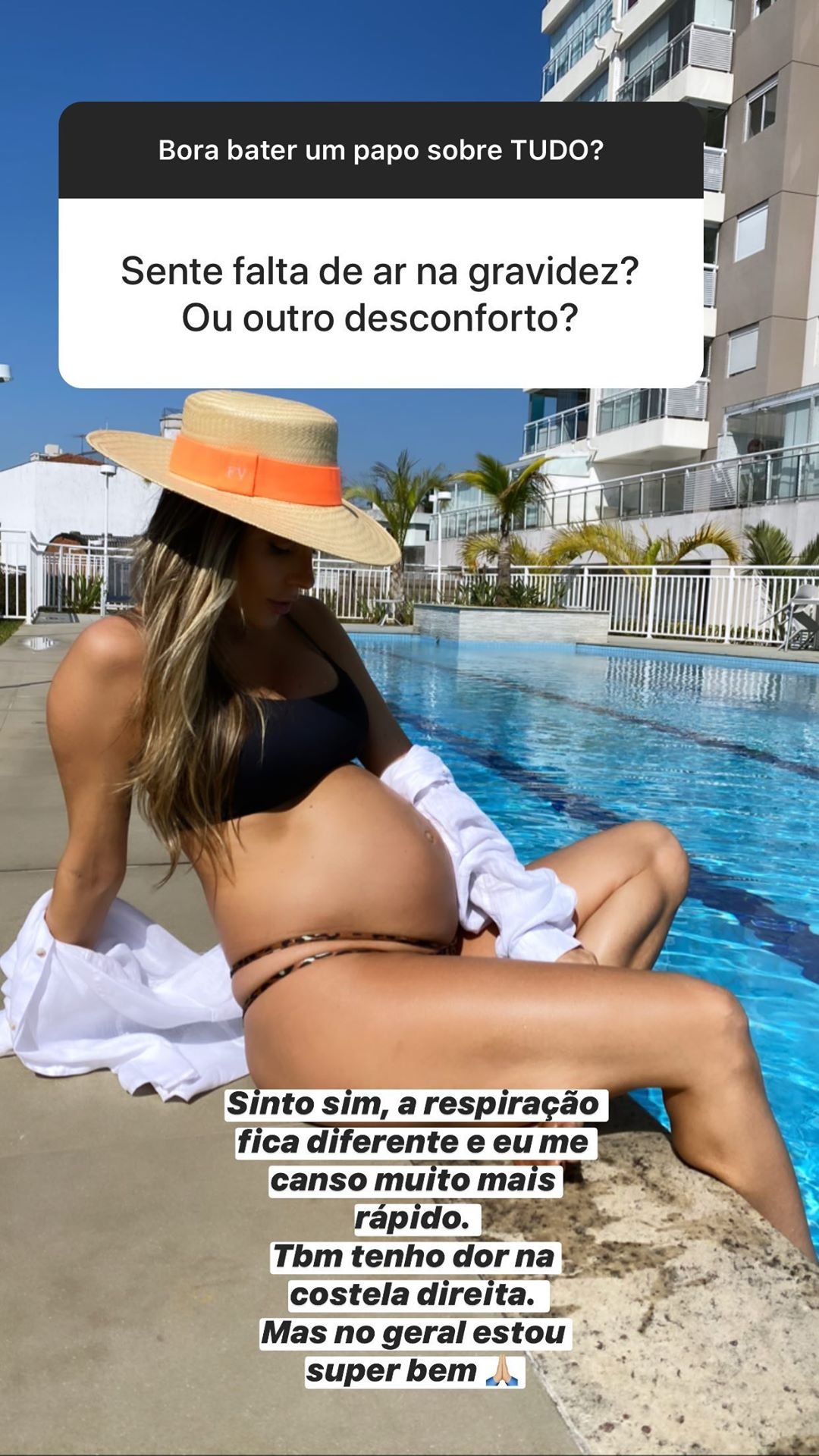 Flávia Viana desabafa sobre reta final da gravidez: "Tireoide aumentou e engordei 9 quilos"