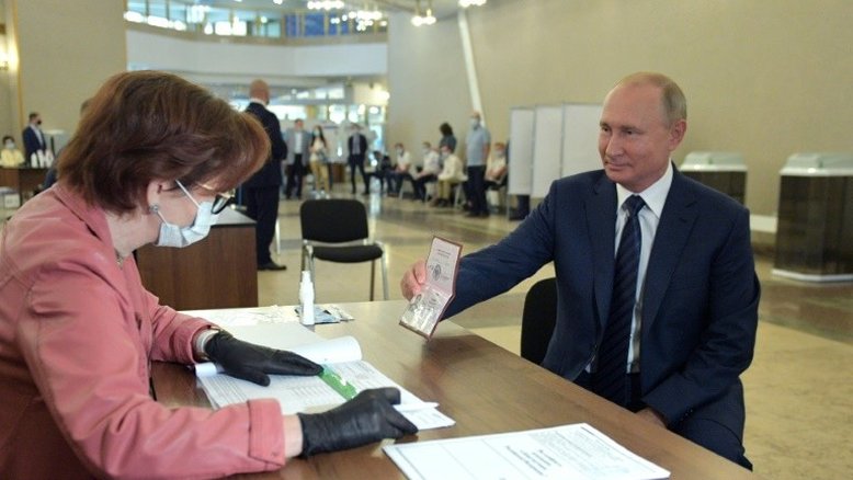 Reforma constitucional de Putin validada por 77,92% dos votos