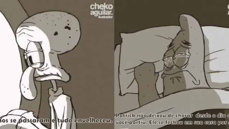 Bob Esponja morreu? Entenda a triste tirinha que está bombando na web