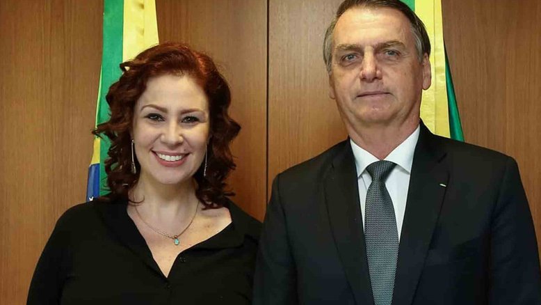 Carla Zambelli e Jair Bolsonaro