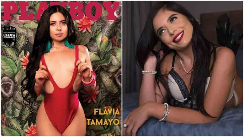 flávia tamayo - capa da playboy