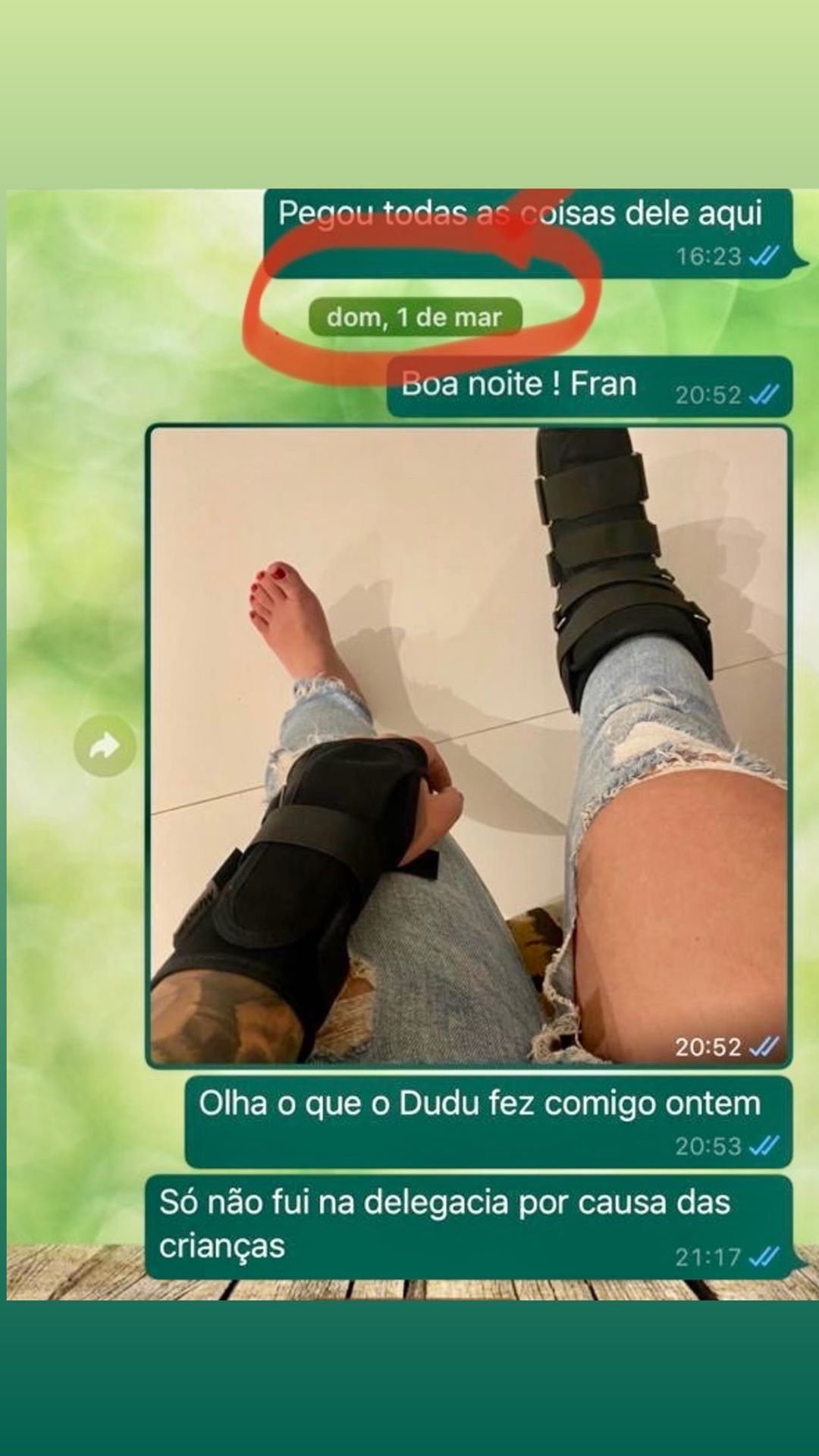 Mallu Ohanna cita agressão de Dudu no Carnaval; jogador nega 7 Mallu Ohanna cita agressão de Dudu no Carnaval; jogador nega