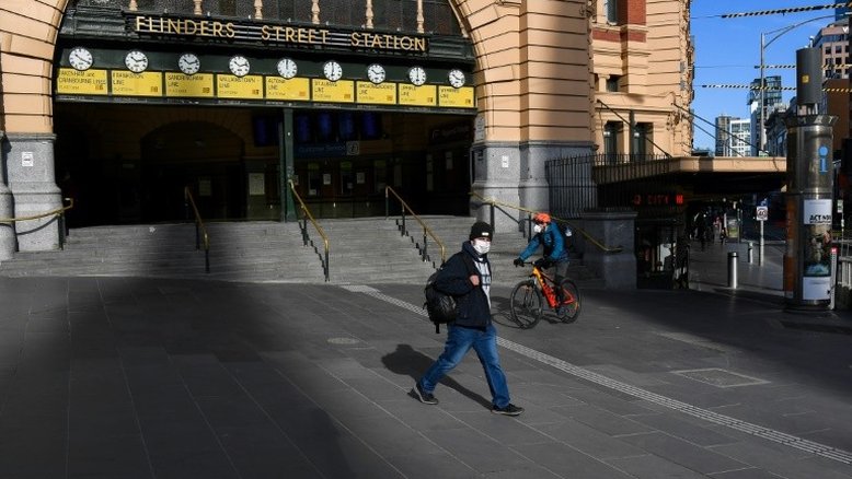 Lágrimas e angústia em Melbourne, "uma cidade fantasma" pelo coronavírus