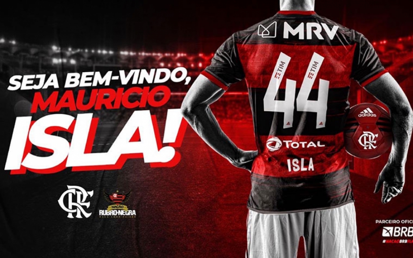 É oficial! Flamengo anuncia a contratação de Mauricio Isla