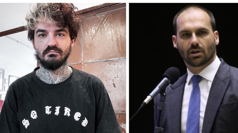 Juiz condena PC Siqueira a indenizar Eduardo Bolsonaro em R$ 20 mil por vídeos