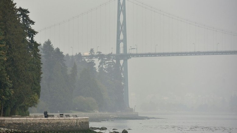 Vancouver sofre com densa fumaça proveniente dos incêndios florestais nos EUA