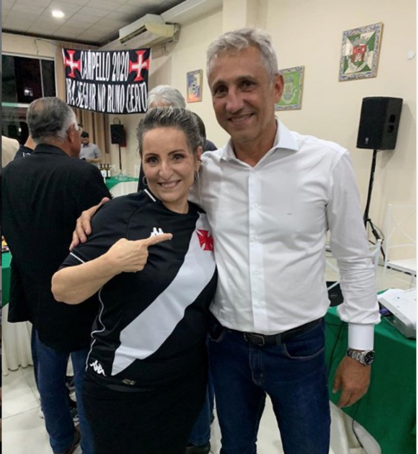 Ao L!, Sonia Andrade apoia reeleição de Campello no Vasco: 'Abriu as portas para uma mulher na gestão'