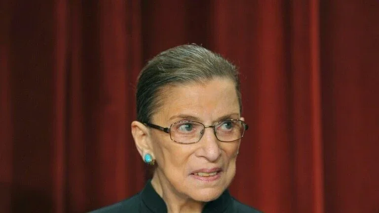 A juíza da Suprema Corte dos EUA Ruth Bader Ginsburg em datas