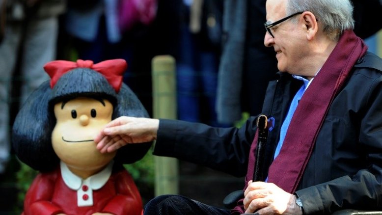 Morreu o cartunista argentino Quino, criador da Mafalda