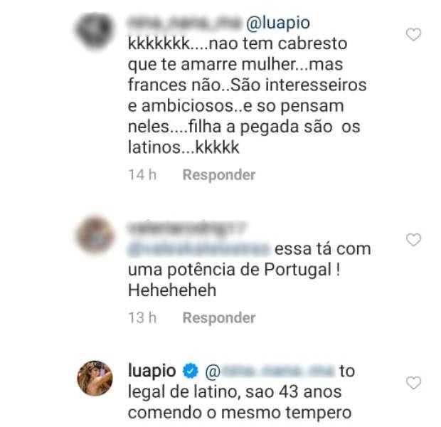 Luana Piovani diz não querer mais namorar latinos: "43 anos do mesmo tempero" 4 Luana Piovani diz não querer mais namorar latinos: "43 anos do mesmo tempero"