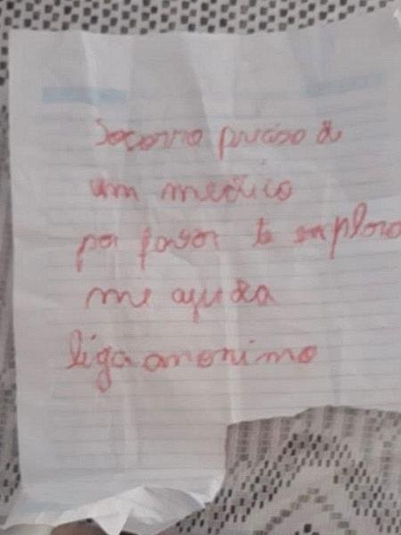 ES: Bilhete salva mulher ferida e mantida em cárcere privado pelo companheiro 2 ES: Bilhete salva mulher ferida e mantida em cárcere privado pelo companheiro
