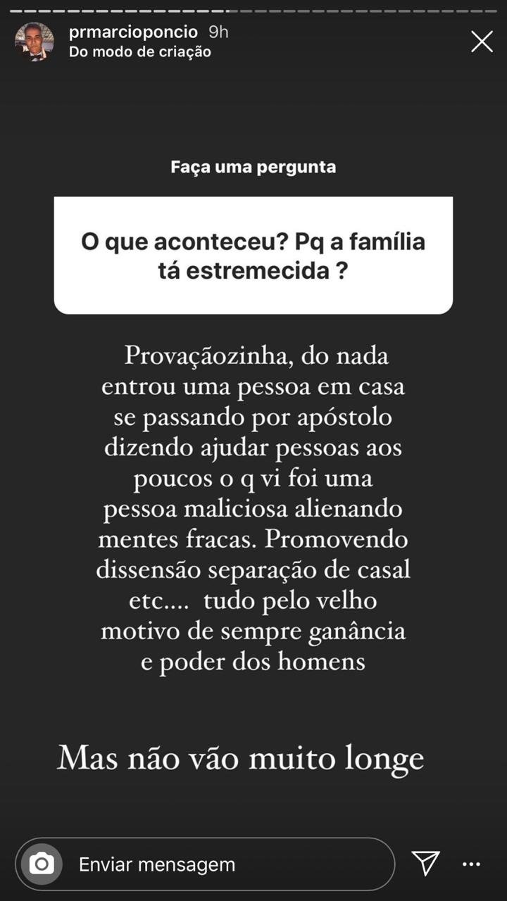 Pastor Márcio Poncio diz que foi expulso da casa de Saulo: "Me decepcionei" 16 Pastor Márcio Poncio diz que foi expulso da casa de Saulo: "Me decepcionei"