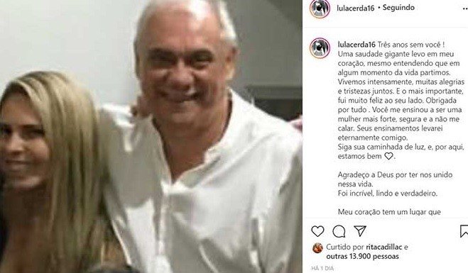 Namorada de Marcelo Rezende lamenta três anos da morte do jornalista: "Vivemos intensamente"
