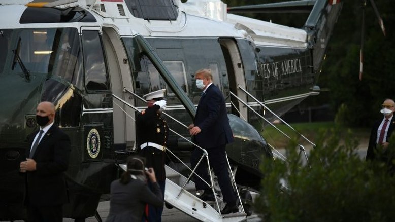 Trump afirma estar 'livre de medicação' e descreve luta contra a Covid-19