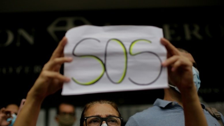 Venezuelanos bloqueados no Panamá pedem voo humanitário para voltar a seu país