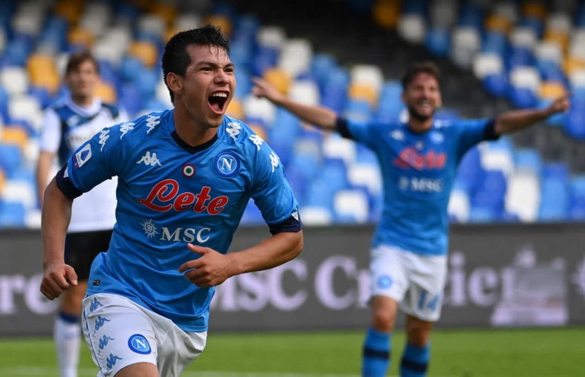 Napoli marca quatro vezes no primeiro tempo e vence a Atalanta