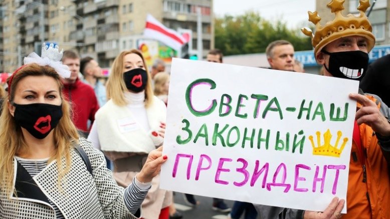 Nova manifestação contra Lukashenko em Belarus