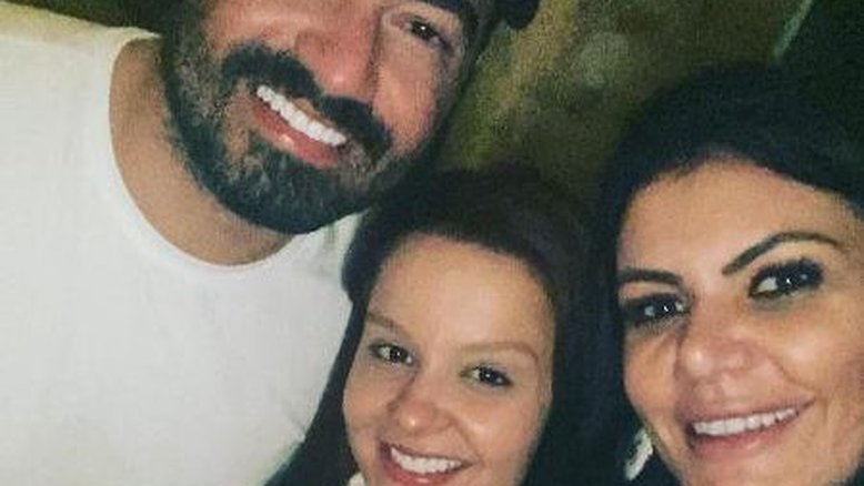 Fernando Zor e Maiara com fã