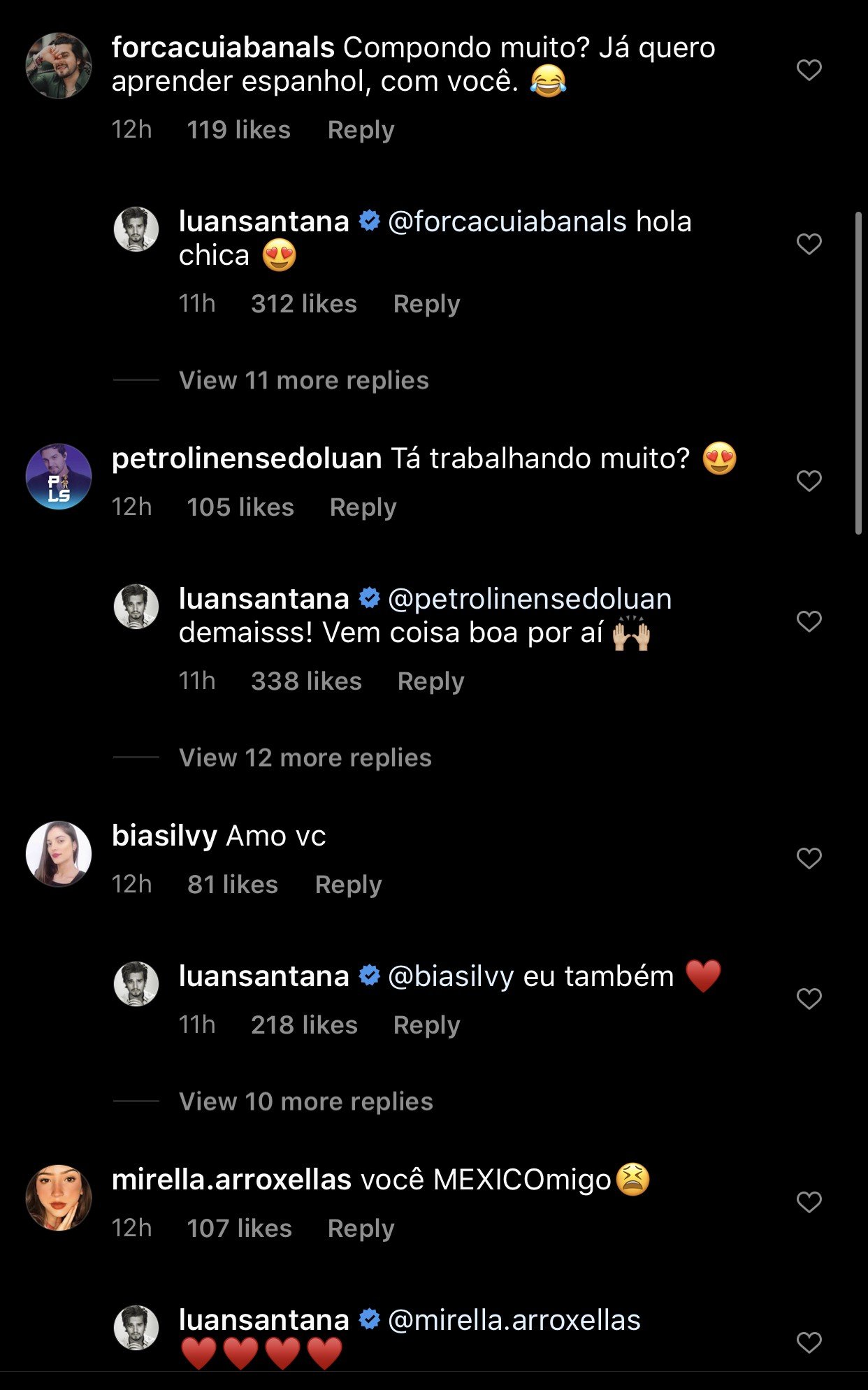 Luan Santana responde fãs após reclamações: “Vou tentar mostrar mais”