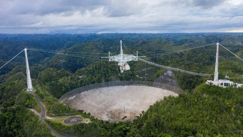 Telescópio Arecibo, estrela do mundo da astronomia, será desmontado