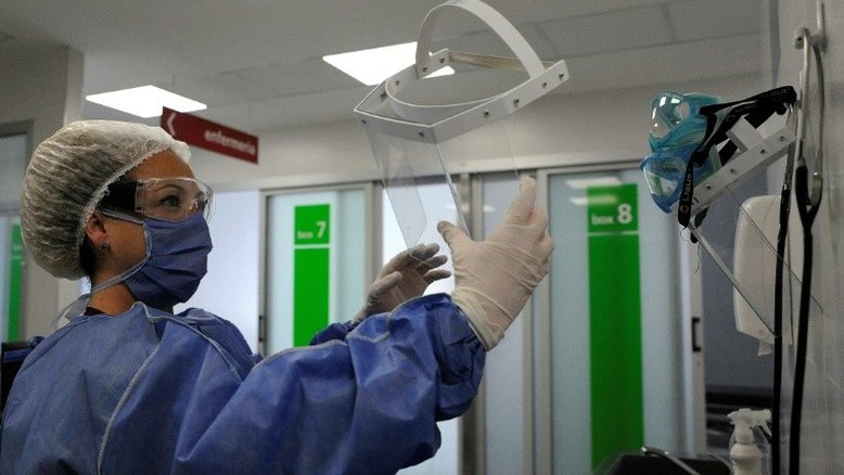 Hospital da Argentina se prepara para segunda onda de covid-19