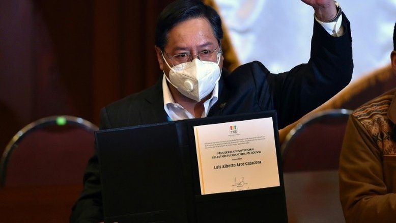 Arce toma posse nesse domingo como presidente da Bolívia