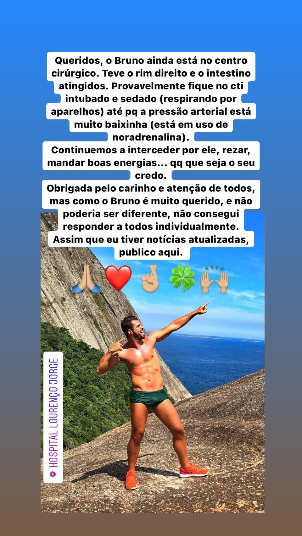 Baleado, assistente de palco de ‘Amor e Sexo’ teve rim e intestino atingidos