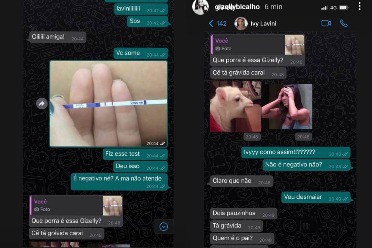 Ex-BBB Gizelly conta a Ivy que está grávida: “Misericórdia, quem é o pai?” 4 Ex-BBB Gizelly conta a Ivy que está grávida: “Misericórdia, quem é o pai?”