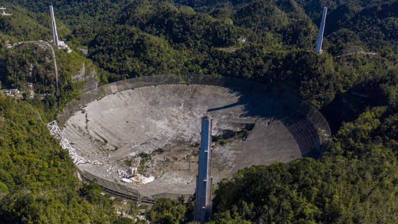 Segundo maior do mundo, radiotelescópio de 900 toneladas desaba em Porto Rico