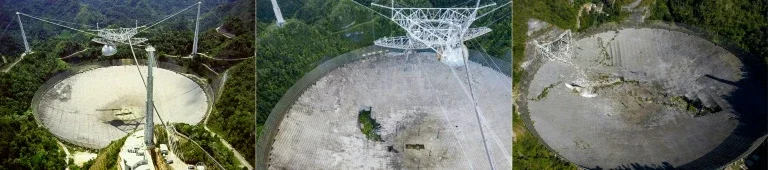 Observatório de Arecibo em Porto Rico ficará aberto apesar de colapso do telescópio