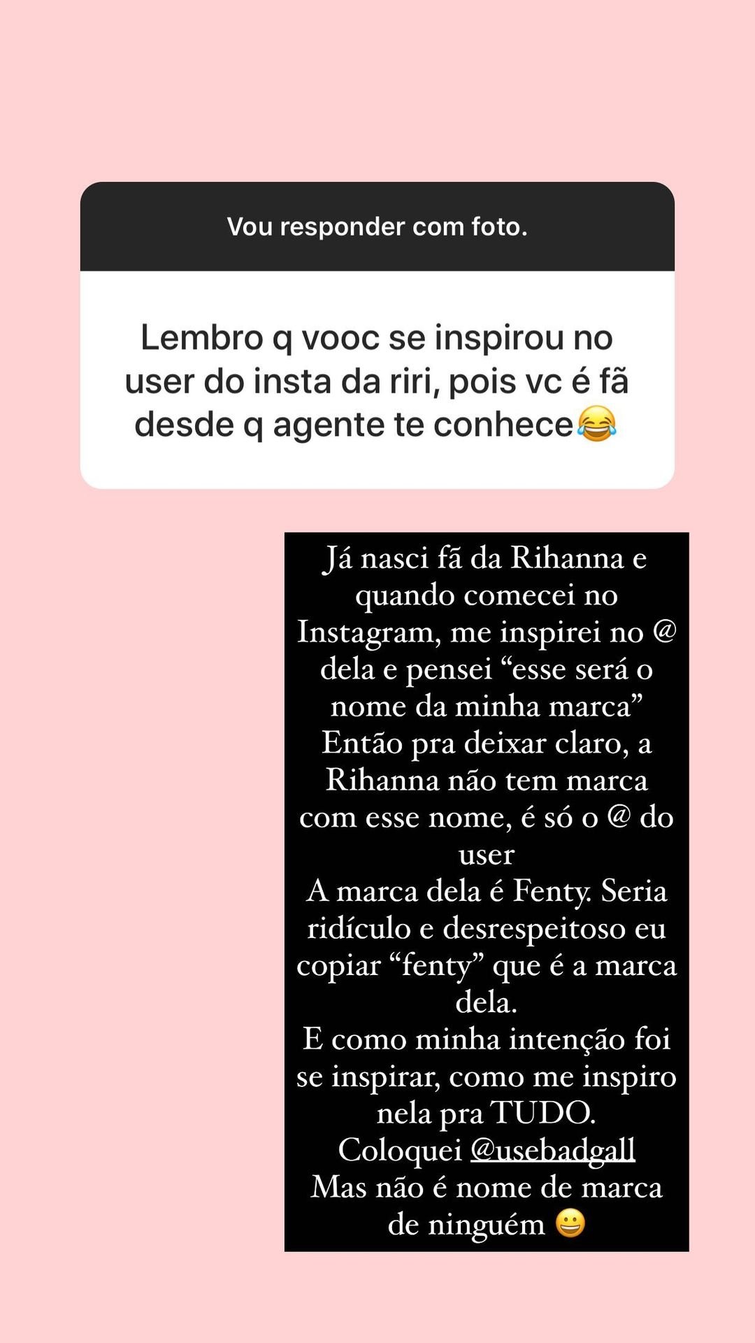 MC Mirella e esposa de Rennan da Penha trocam indiretas por causa de nome no Instagram 8 MC Mirella e esposa de Rennan da Penha trocam indiretas por causa de nome no Instagram