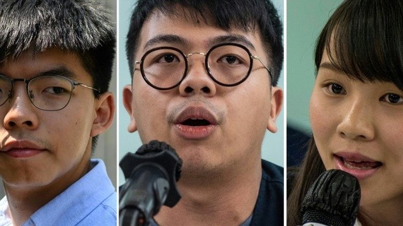 Wong, Chow e Lam: três ativistas de Hong Kong condenados à prisão