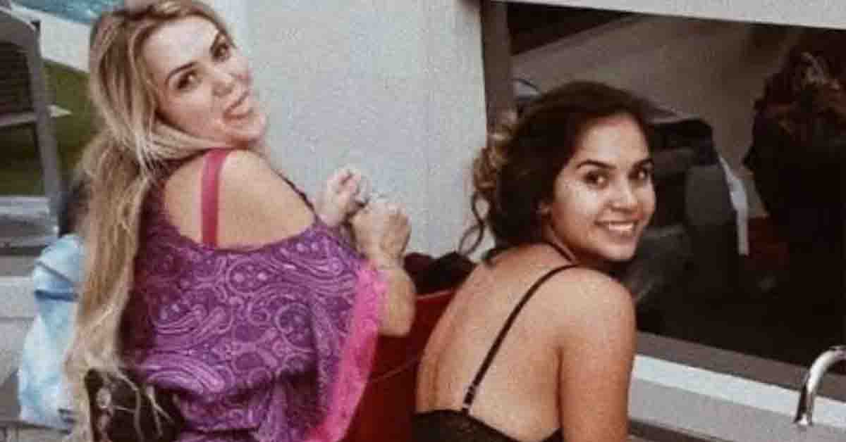 Ex-BBB Gizelly Bicalho conhece namorada de Marcela McGowan: 'Somos lindas'
